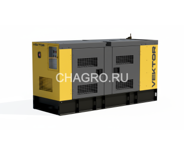 Дизельный генератор Vektor AD-500Y-T400 в шумозащитном кожухе